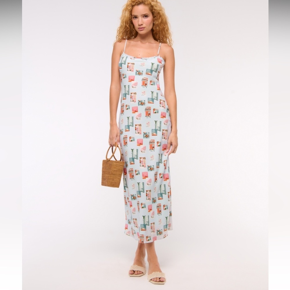 The A&F Julia Slip Maxi Dress